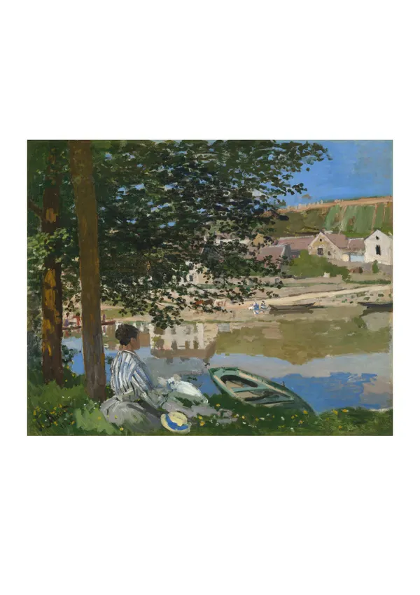 Affiche « Au bord de l’eau, Bennecourt »