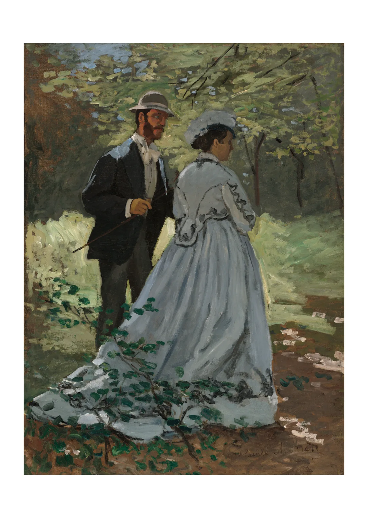 Affiche « Bazille et Camille (étude pour Le Déjeuner sur l’herbe) »