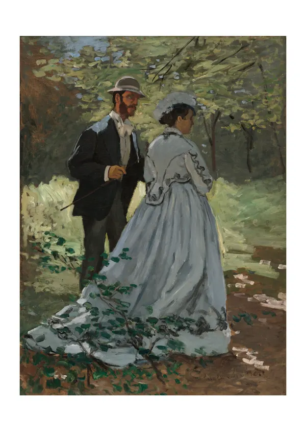 Affiche « Bazille et Camille (étude pour Le Déjeuner sur l’herbe) »