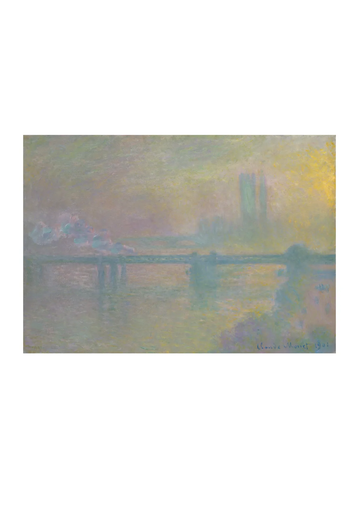 Affiche « Charing Cross Bridge, Londres »