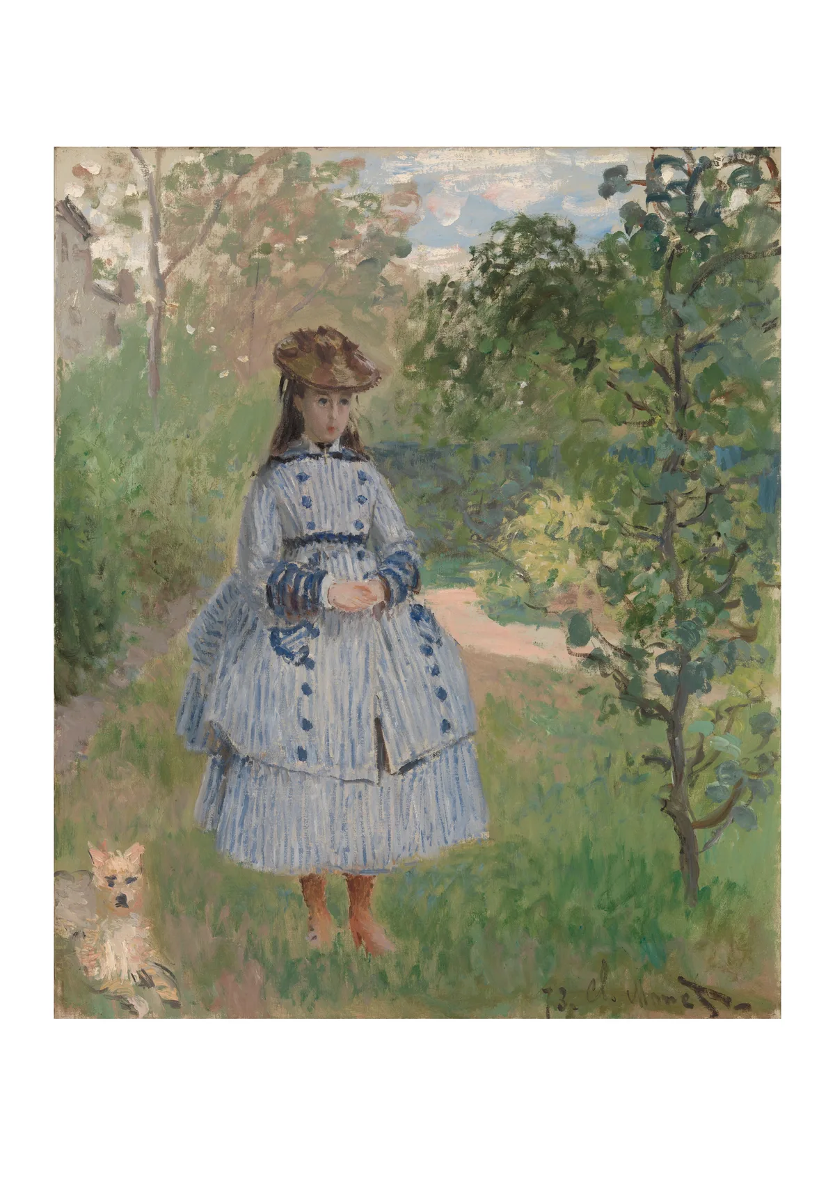 Affiche « Fillette au chien »