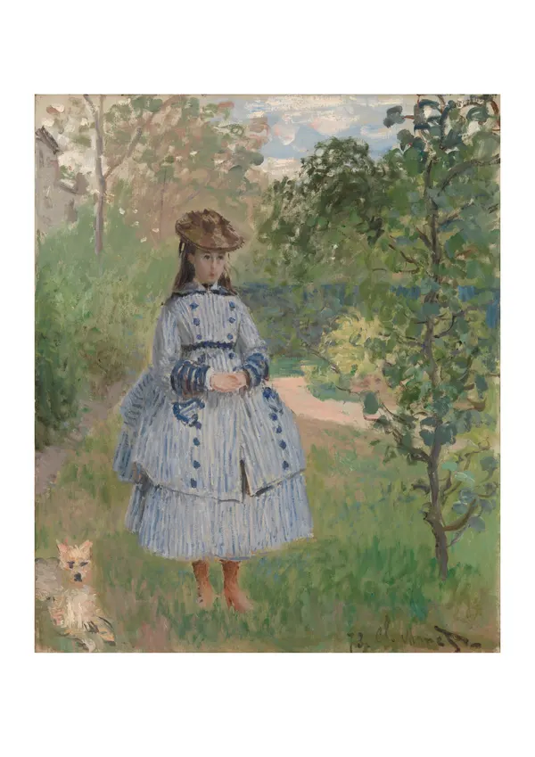 Affiche « Fillette au chien »