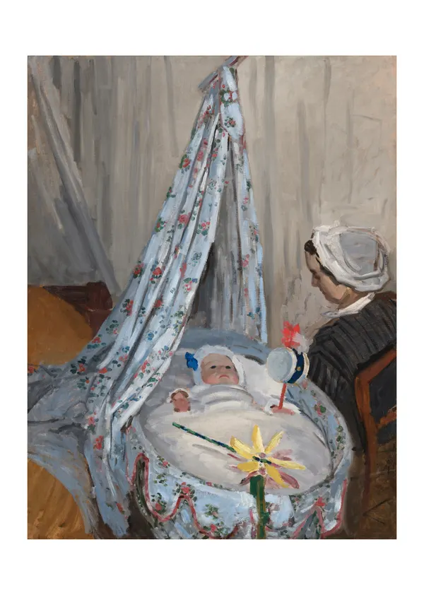 Affiche « Jean Monet dans son berceau »