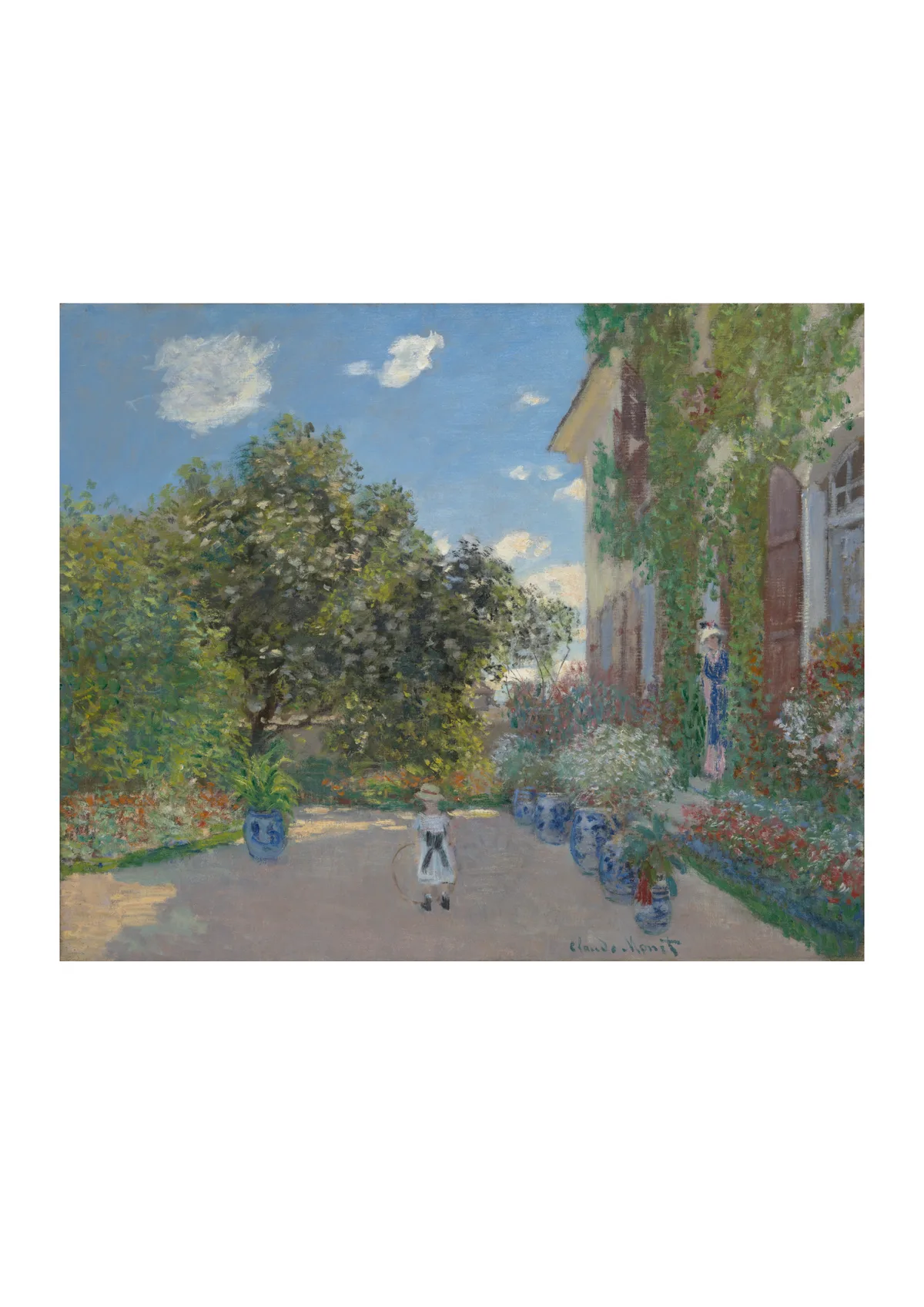 Affiche « La Maison de l’artiste à Argenteuil »