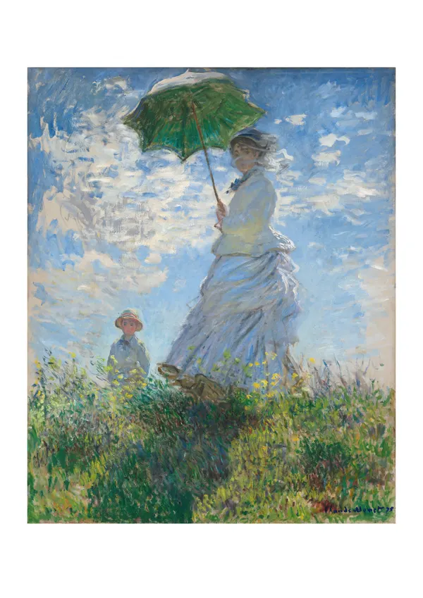 Affiche « La Promenade, la femme à l’ombrelle »