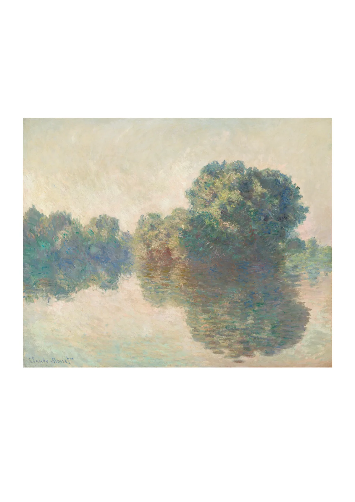 Affiche « La Seine à Giverny »
