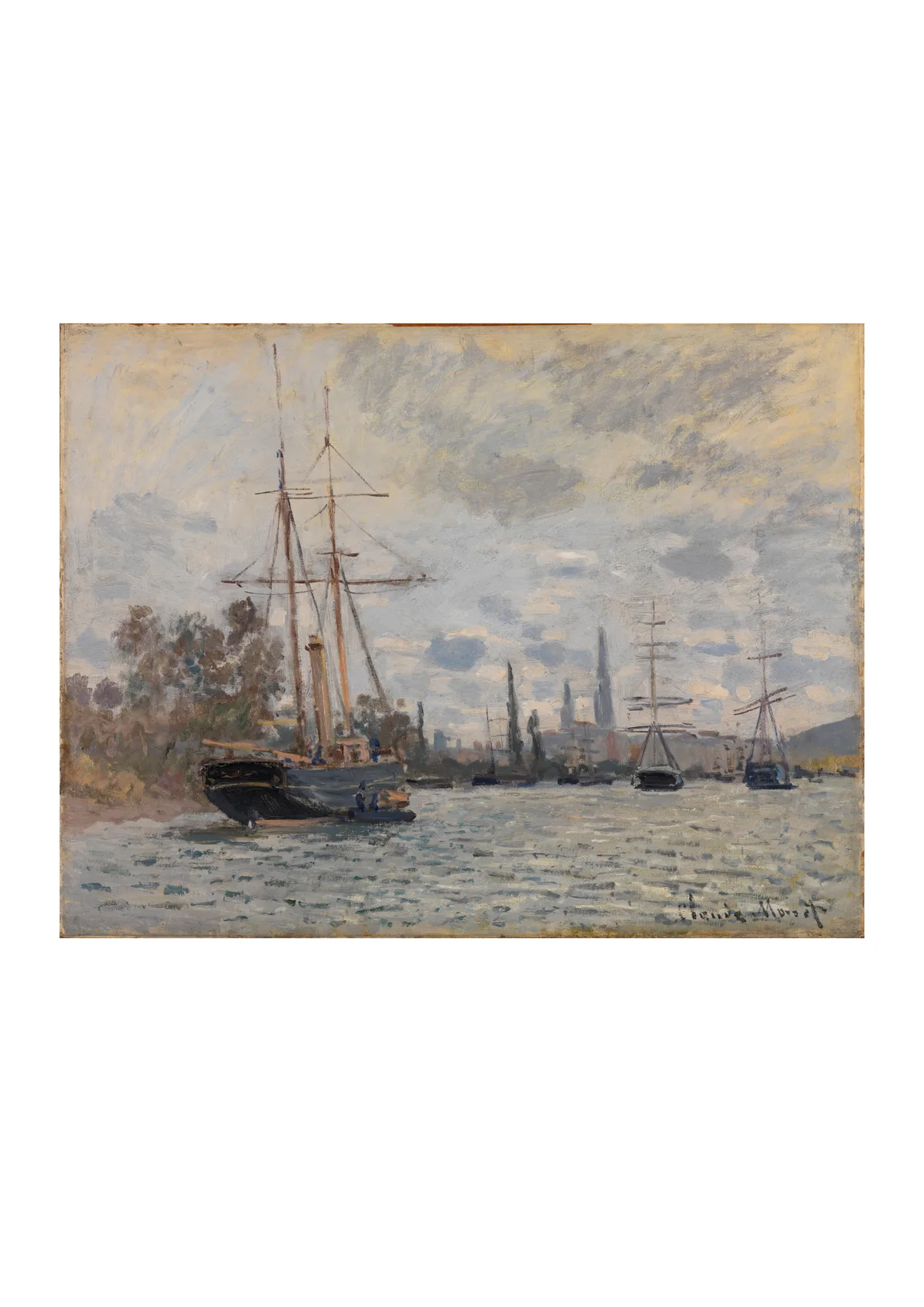 Affiche « La Seine à Rouen »
