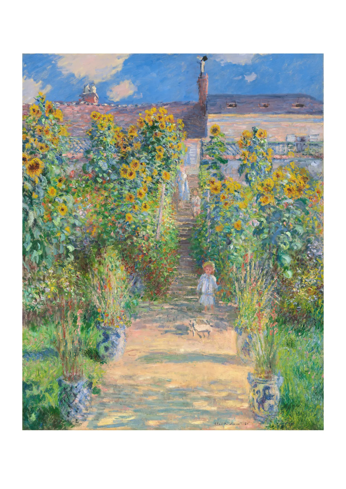 Affiche « Le Jardin de l’artiste à Vétheuil »