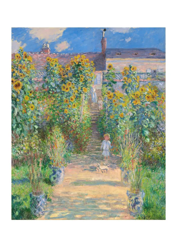 Affiche « Le Jardin de l’artiste à Vétheuil »