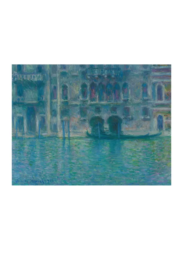 Affiche « Le Palais da Mula, Venise »