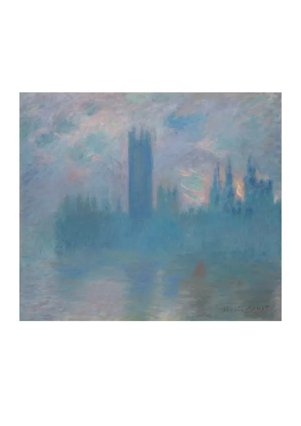Affiche « Londres, le Parlement »