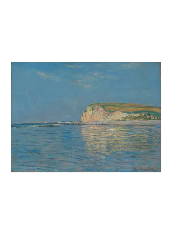 Affiche « Marée basse à Pourville, près de Dieppe »