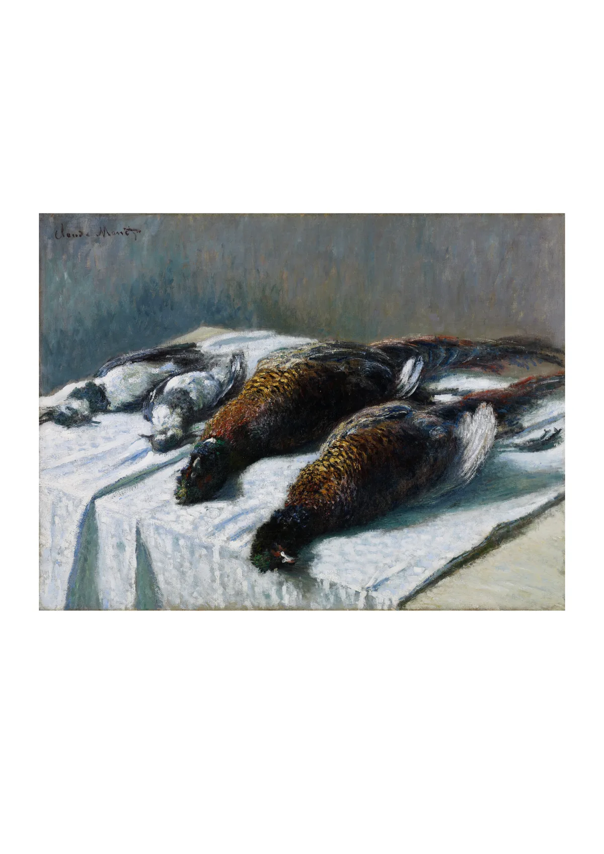 Affiche « Nature morte aux faisans et aux pluviers »