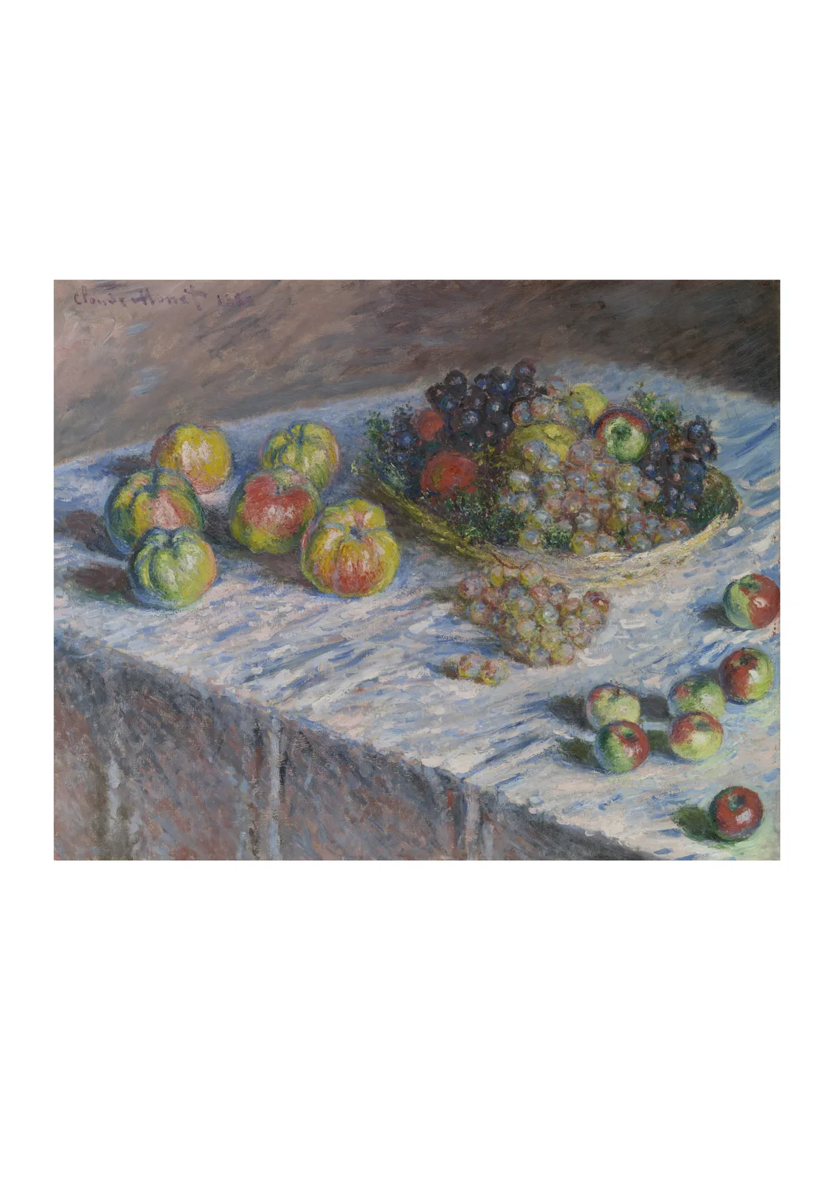 Affiche « Pommes et raisins »