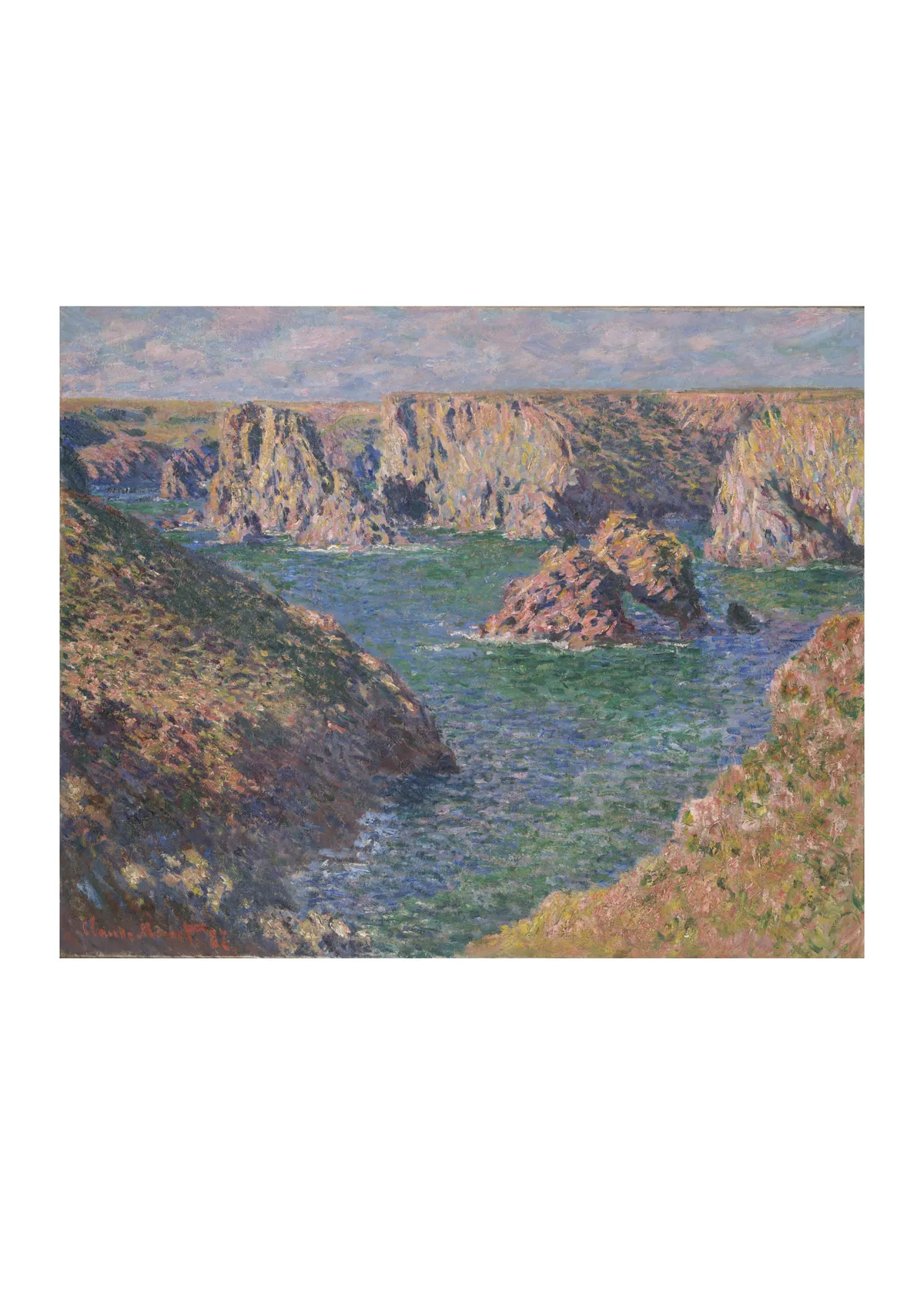 Affiche « Port-Domois, Belle-Isle »