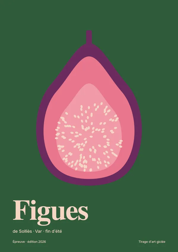 Affiche « Figues »