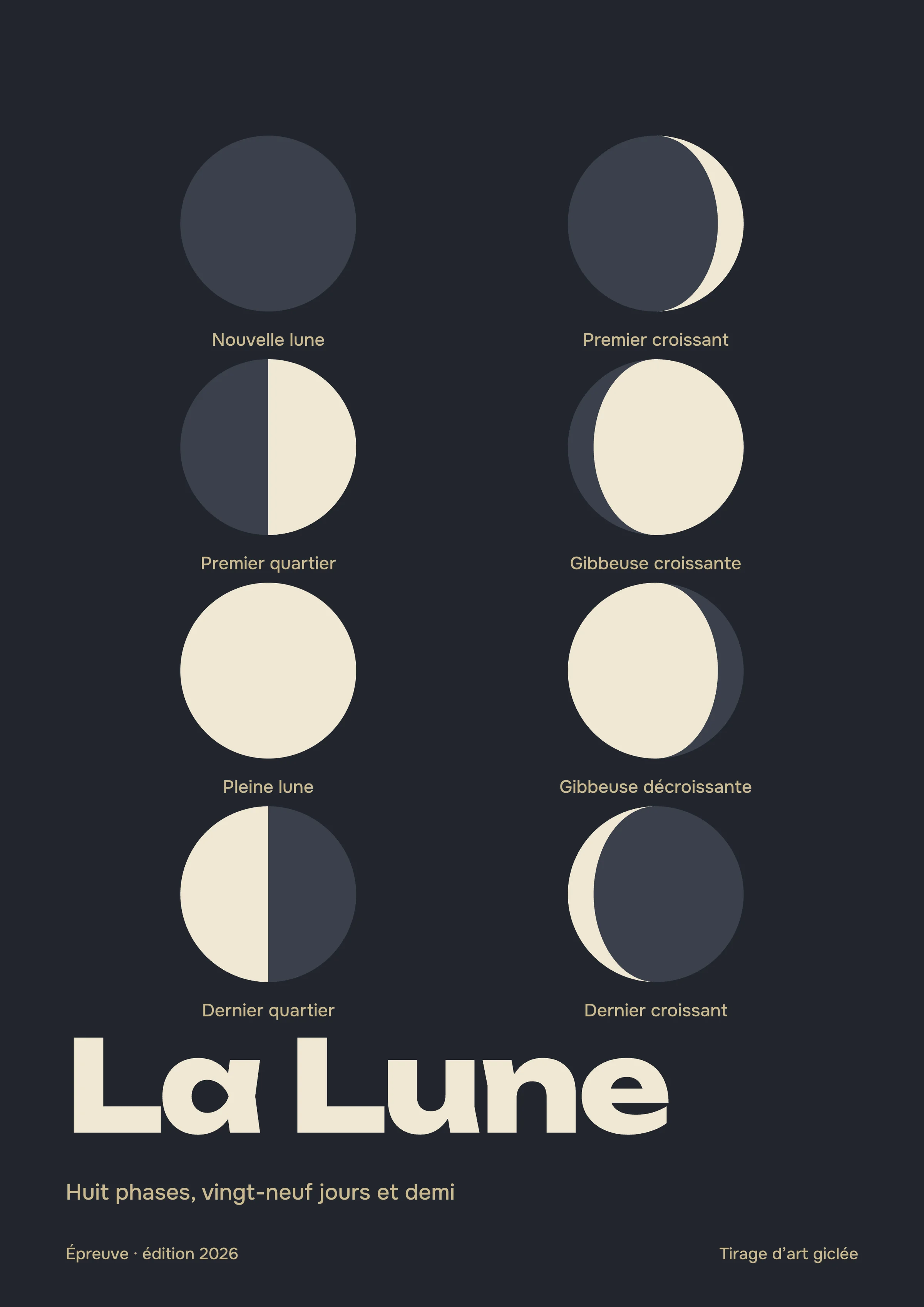 Détail de l’affiche La Lune à taille réelle
